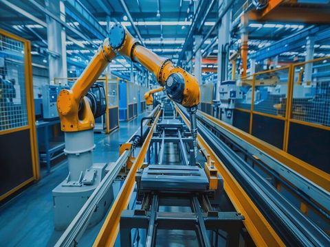 Factory Automation Systems Basics With Robotics, Monitoring, and Process Optimization